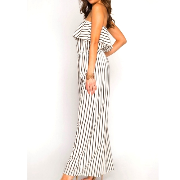 Elan Off The Shoulder/Strapless Duo Style Jumpsuit Romper - Picture 5 of 13